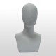 Maniquí Cabeza Liso Blanco Pequeño