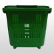 Cesta de Compra 2 Ruedas - Verde