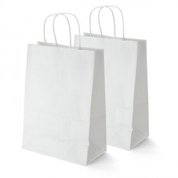 Bolsa Papel Blanca 32 x 24 CM (250 UD)