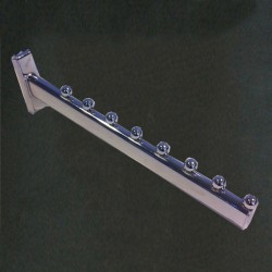 Gancho para Cremallera Bolas Inclinado - 40 CM