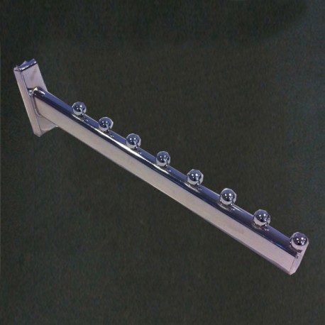 Gancho para Cremallera Bolas Inclinado - 40 CM