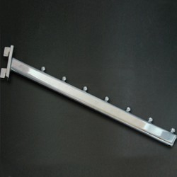 Gancho para Cremallera Bolas Inclinado - 35 CM