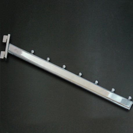 Gancho para Cremallera Bolas Inclinado - 35 CM