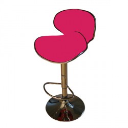 Taburete Piel Rosa