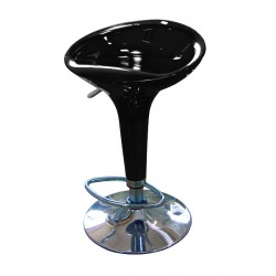 Taburete Fibra Negro