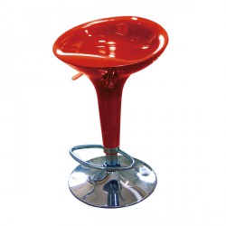 Taburete Fibra Rojo