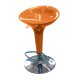 TABURETE FIBRA NARANJA