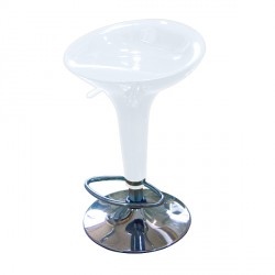 Taburete Fibra Blanco