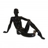 Maniquí Mujer Sentada Negro