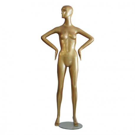Maniquí Mujer Dorado
