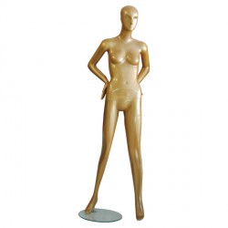 Maniquí Mujer Dorado