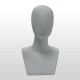 Maniquí Cabeza Liso Blanco Pequeño