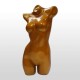 Busto Mujer Dorado