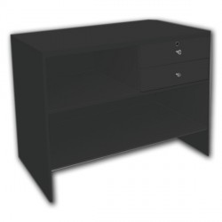 MOSTRADOR MADERA 120 CM - NEGRO