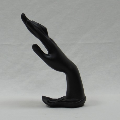 Mano Expositora Anillos Negra