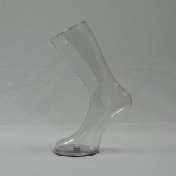 Maniquí Pie Mujer Transparente