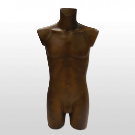Busto Hombre Marrón Oscuro