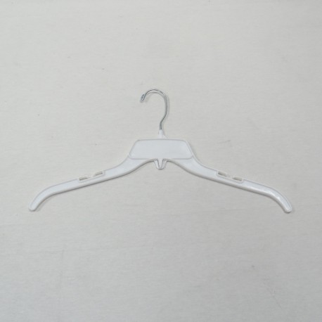 Percha Plástico Blanca 42 CM