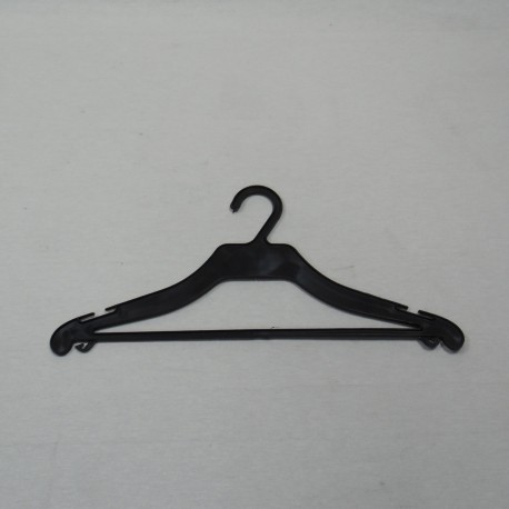 Percha Plástico Negra 40 CM