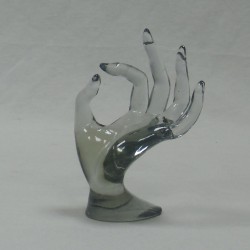 Maniquí Mano para Anillo Transparente