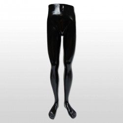 Maniquí Piernas Hombre Negro