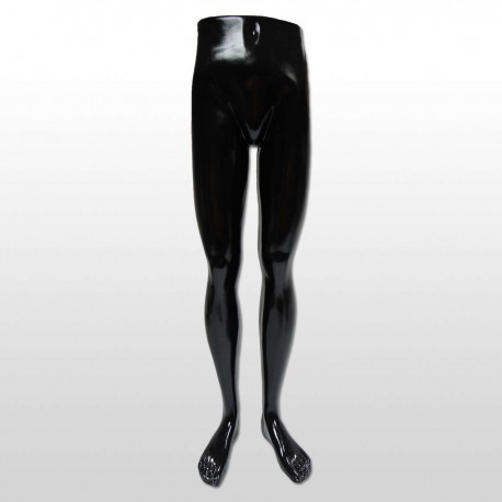 Maniquí Piernas Hombre Negro