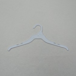 Percha Plástico Blanca 35 CM