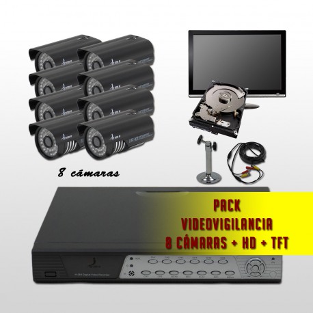 Pack Videovigilancia 8 Cámaras