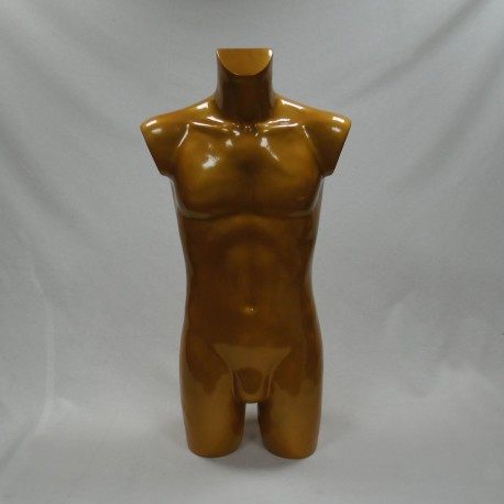 Busto Hombre Dorado/Anaranjado