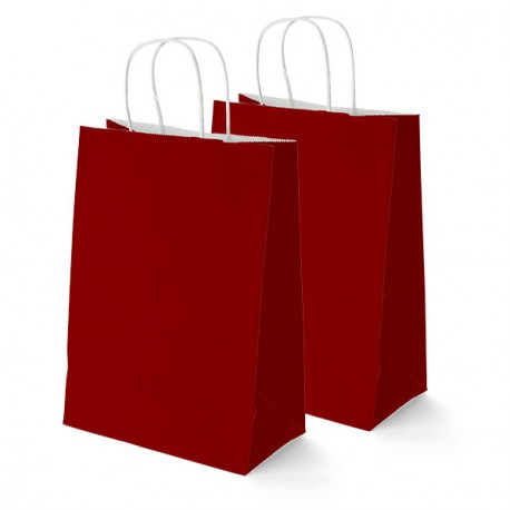 Bolsa Papel Rojo - M