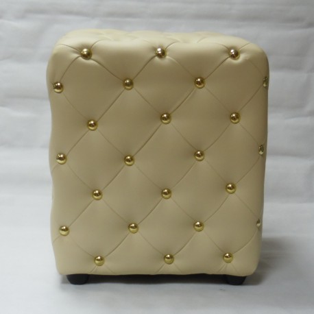 Asiento Puf Vintage Detaller Dorados [690003]