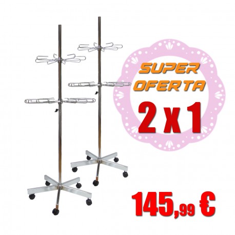 Expositor Giratorio Bufandas - Oferta 2x1
