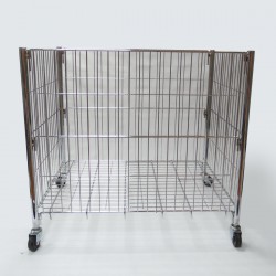 Cesta Expositora Cromada 65x50x70
