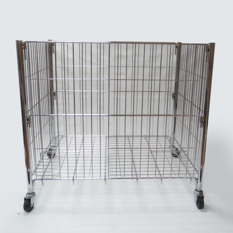 Cesta Expositora Cromada 65x50x70