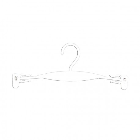Percha de Plástico con Pinzas 27.5 CM (20 Ud.)