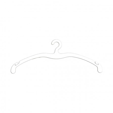 Percha de Plástico con Pinzas 30 CM (20 Ud.)