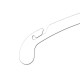 Percha de Plástico con Pinzas 30 CM (20 Ud.)
