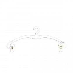 Percha de Plástico con Pinzas 30 CM (20 Ud.)