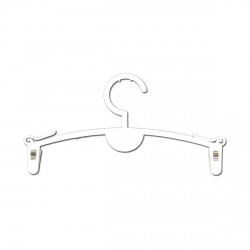 Percha de Plástico con Pinzas 20.5 CM (20 Ud.)