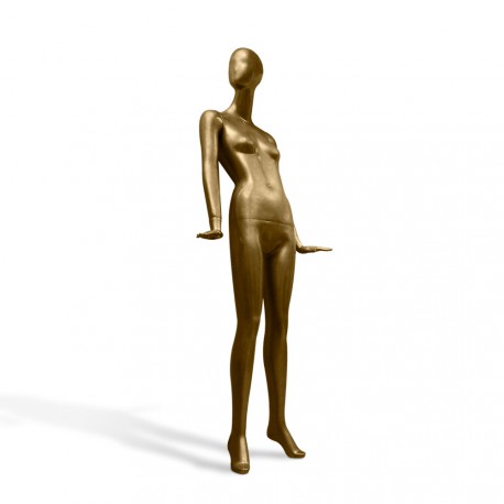 Maniquí Mujer Dorado