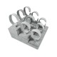 Expositor Pulseras Terciopelo Gris