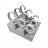 Expositor Pulseras Terciopelo Gris