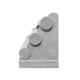 Expositor Pulseras 3 Niveles Terciopelo Gris