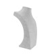 Peto Expositor Collar Terciopelo Gris