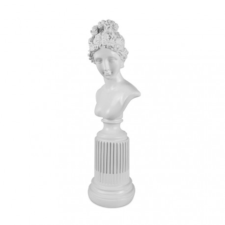 Busto Griego Expositor Collar Blanco
