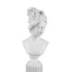 Busto Griego Expositor Collar Blanco