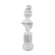 Busto Griego Expositor Collar Blanco