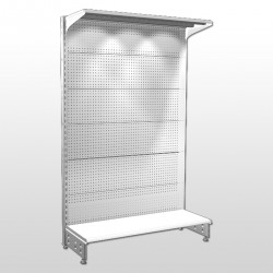 Estantería Comercio Fondo Perforado