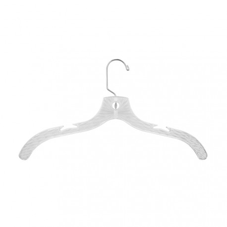 Percha Plástico Transparente 42 CM