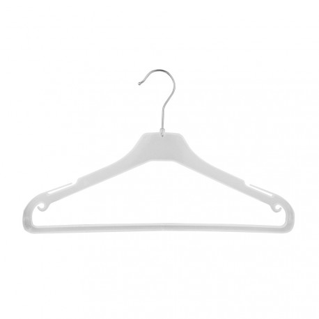 Percha Plástico Blanca 40 CM
